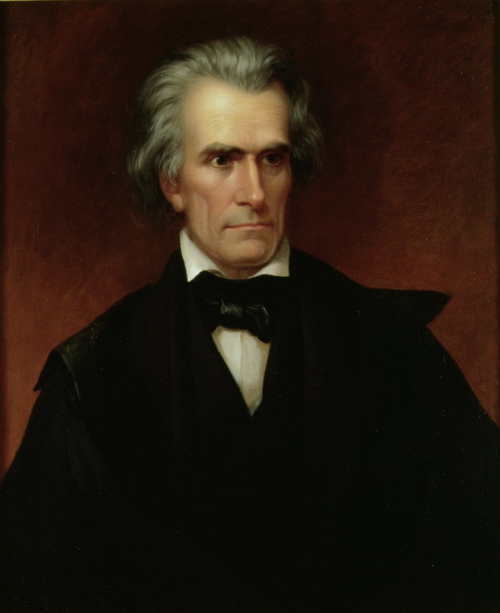 John Caldwell Calhoun (1782-1850) c.1845 door James Reid Lambdin