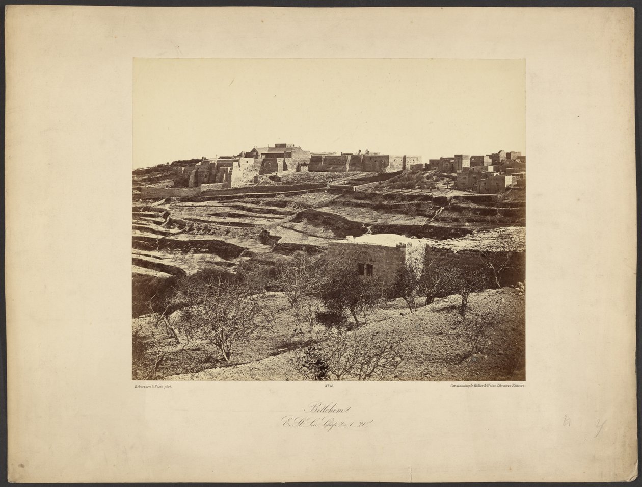[Betlehem (sic)] / [Bethlehem]... door James Robertson