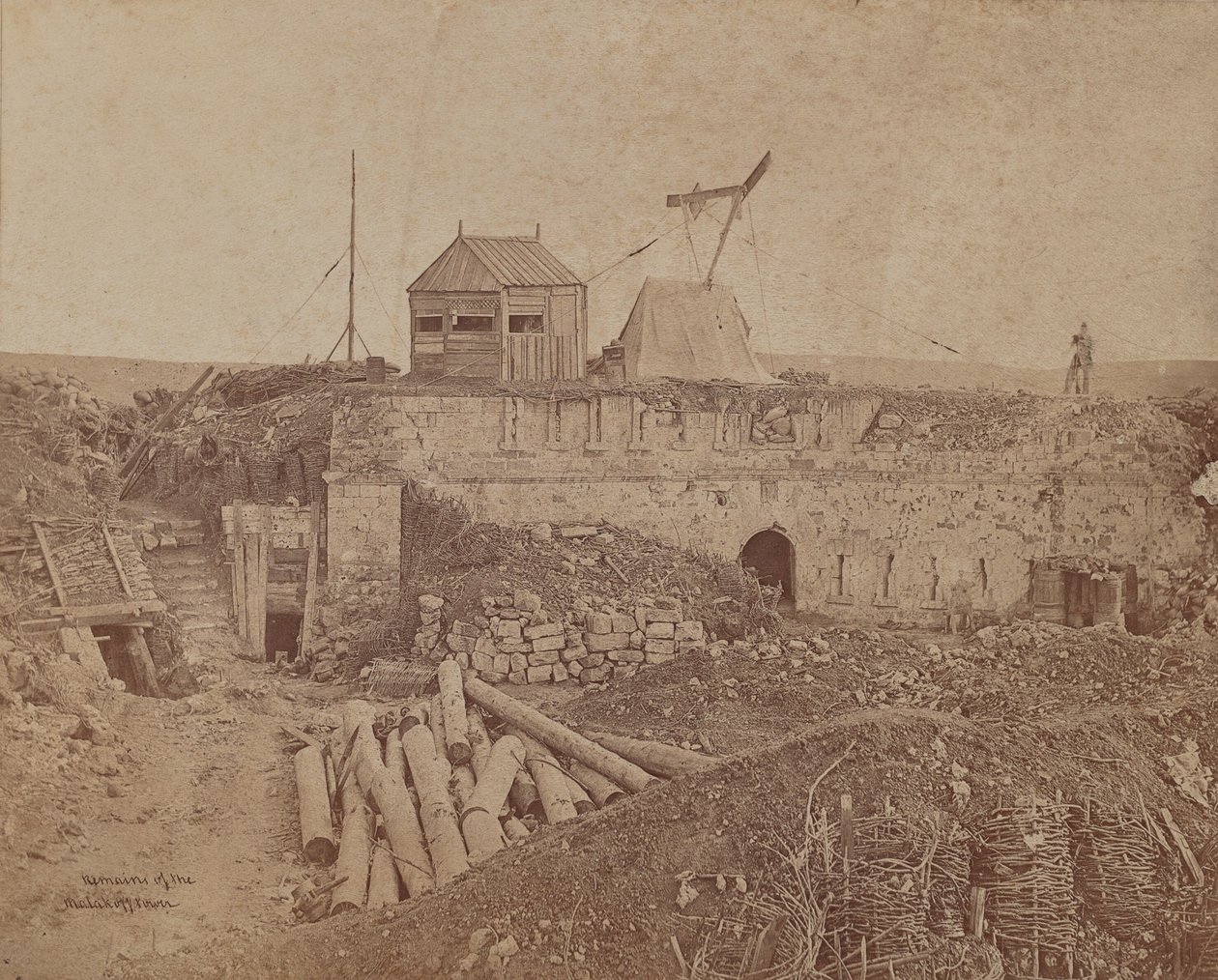 Overblijfselen van de Malakoff Toren door James Robertson