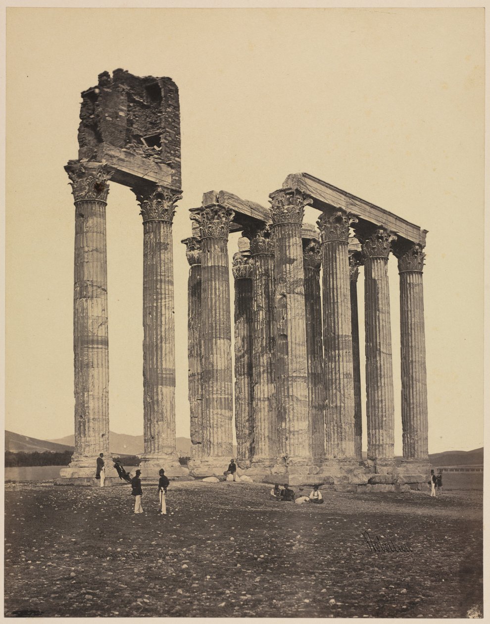 Tempel van Jupiter Olympius door James Robertson