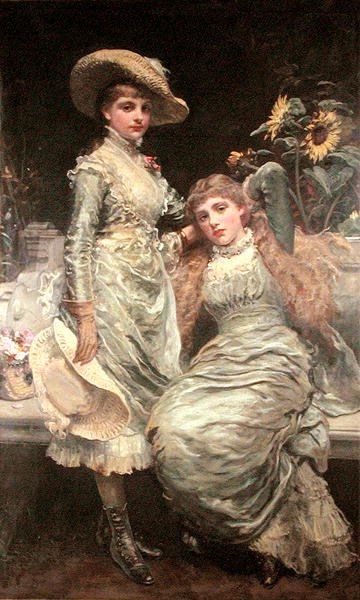 De Twee Zusters door James Sant
