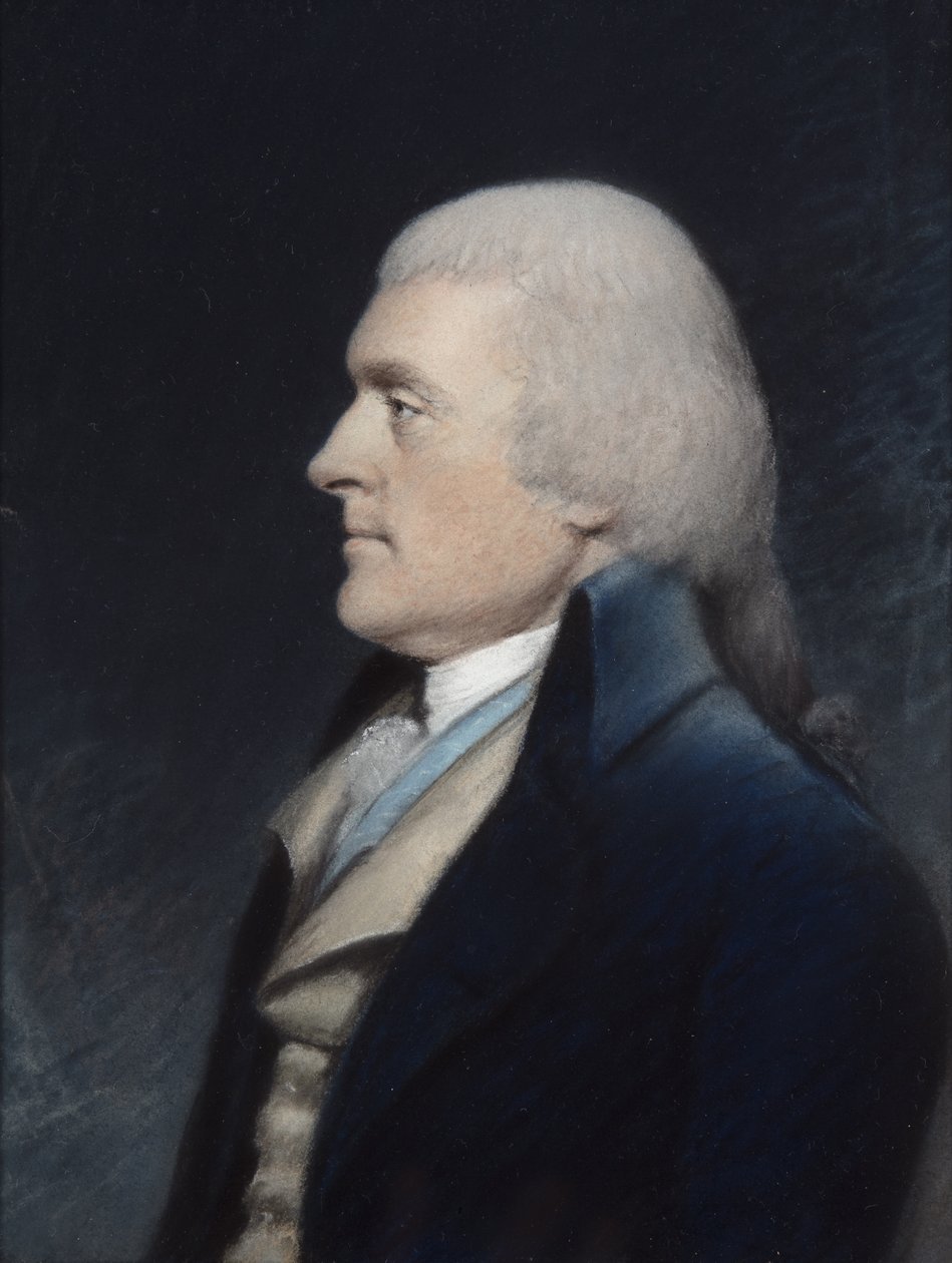 Thomas Jefferson door James Sharples