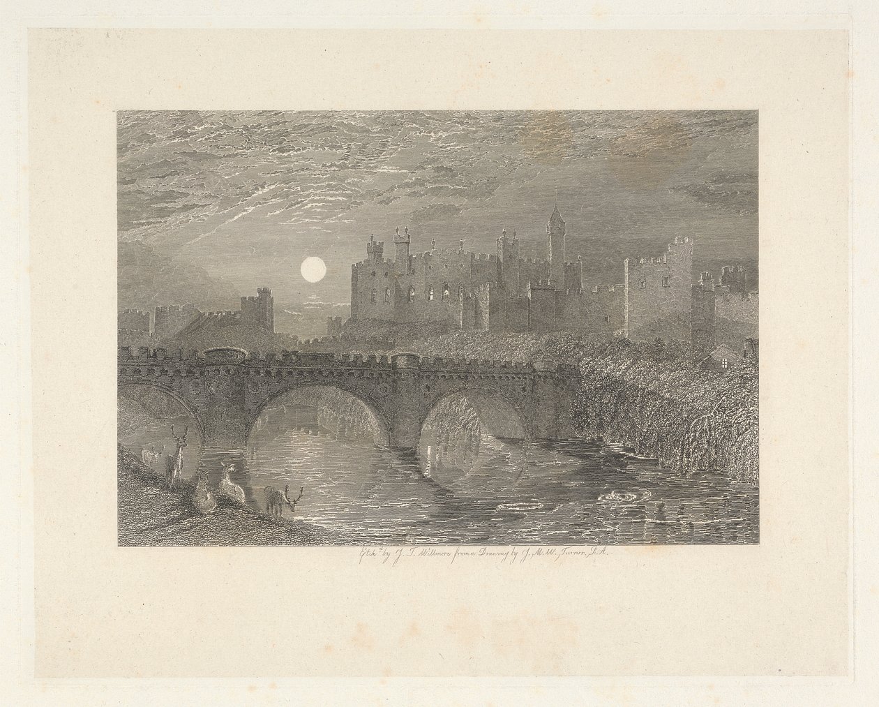 Kasteel Alnwick, Northumberland door James T. Willmore