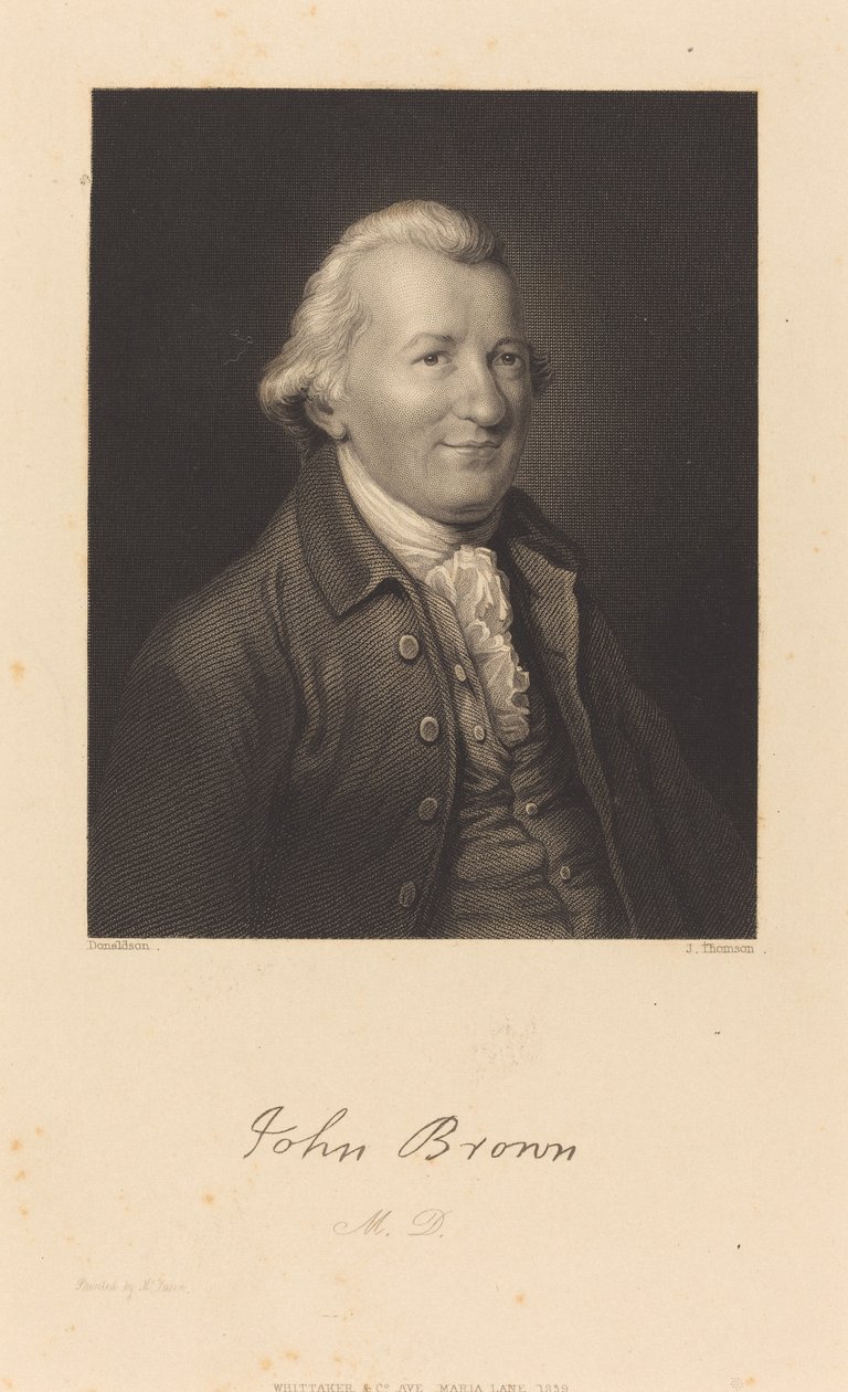 John Brown, M.D. door James Thomson after John Donaldson