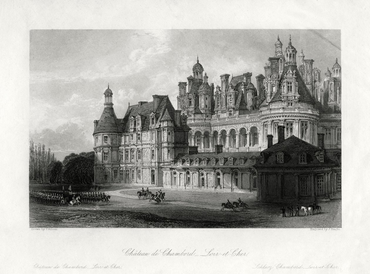 Chateau de Chambord, Loir-et-Cher, Frankrijk door James Tingle