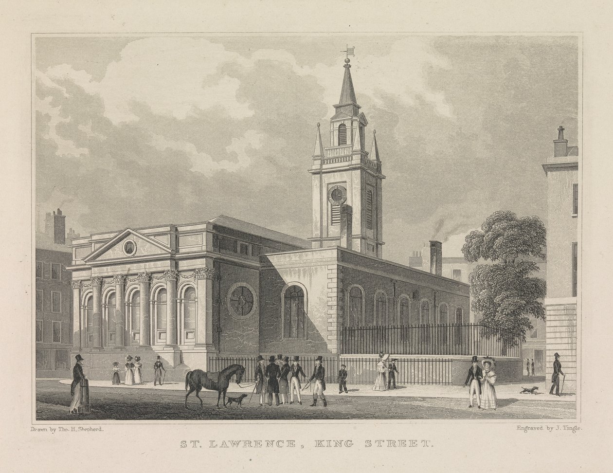 St. Laurence, King Street door James Tingle