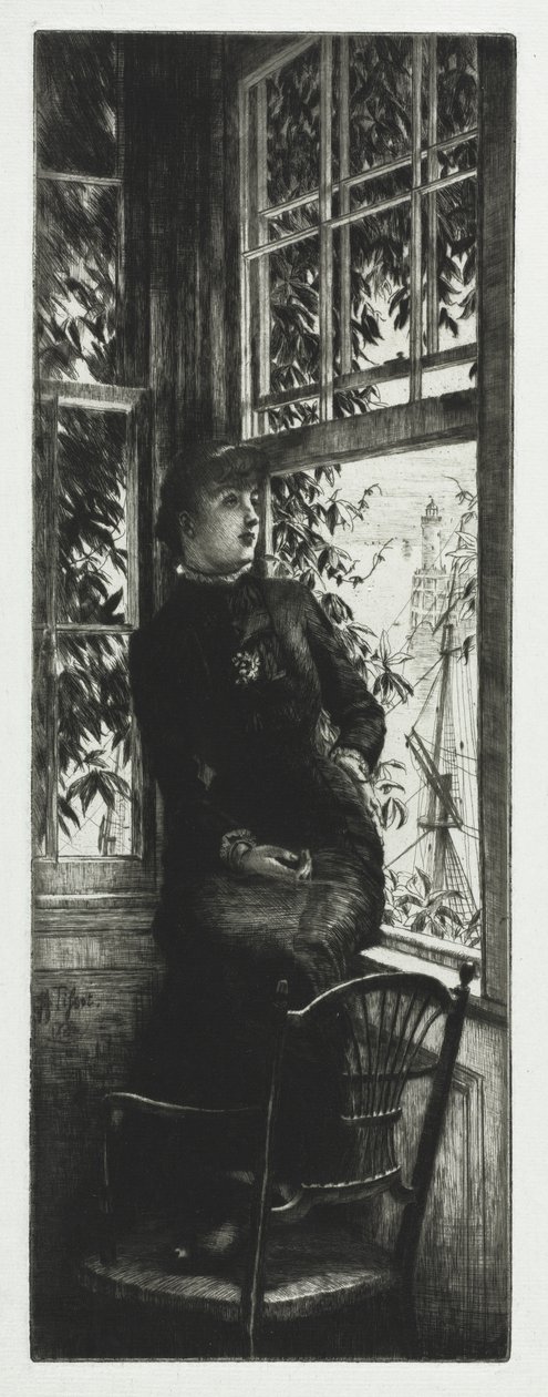 Aan zee door James Tissot