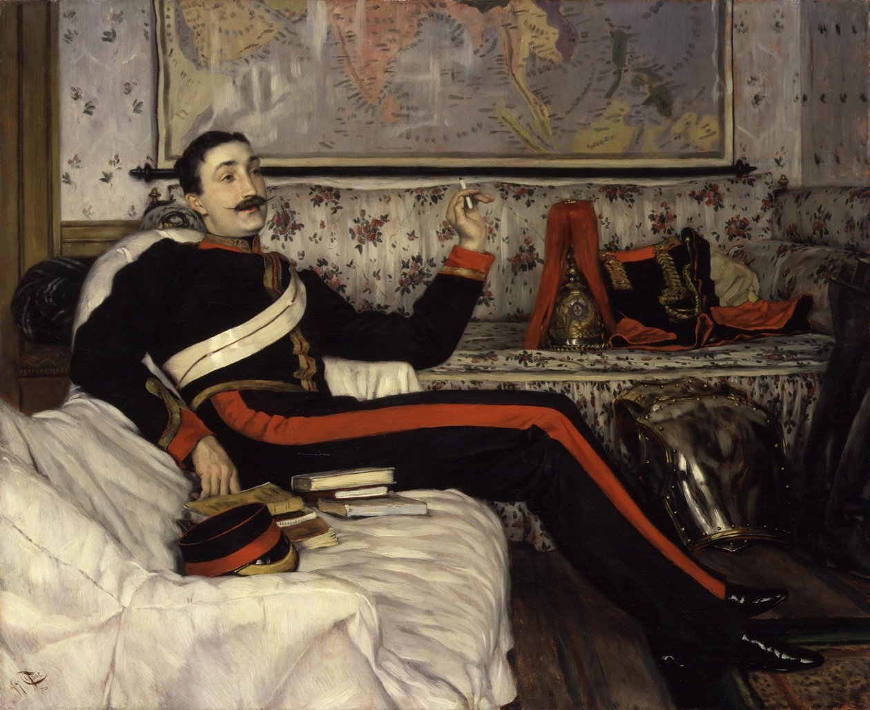 Kapitein Frederick Gustavus Burnaby door James Tissot