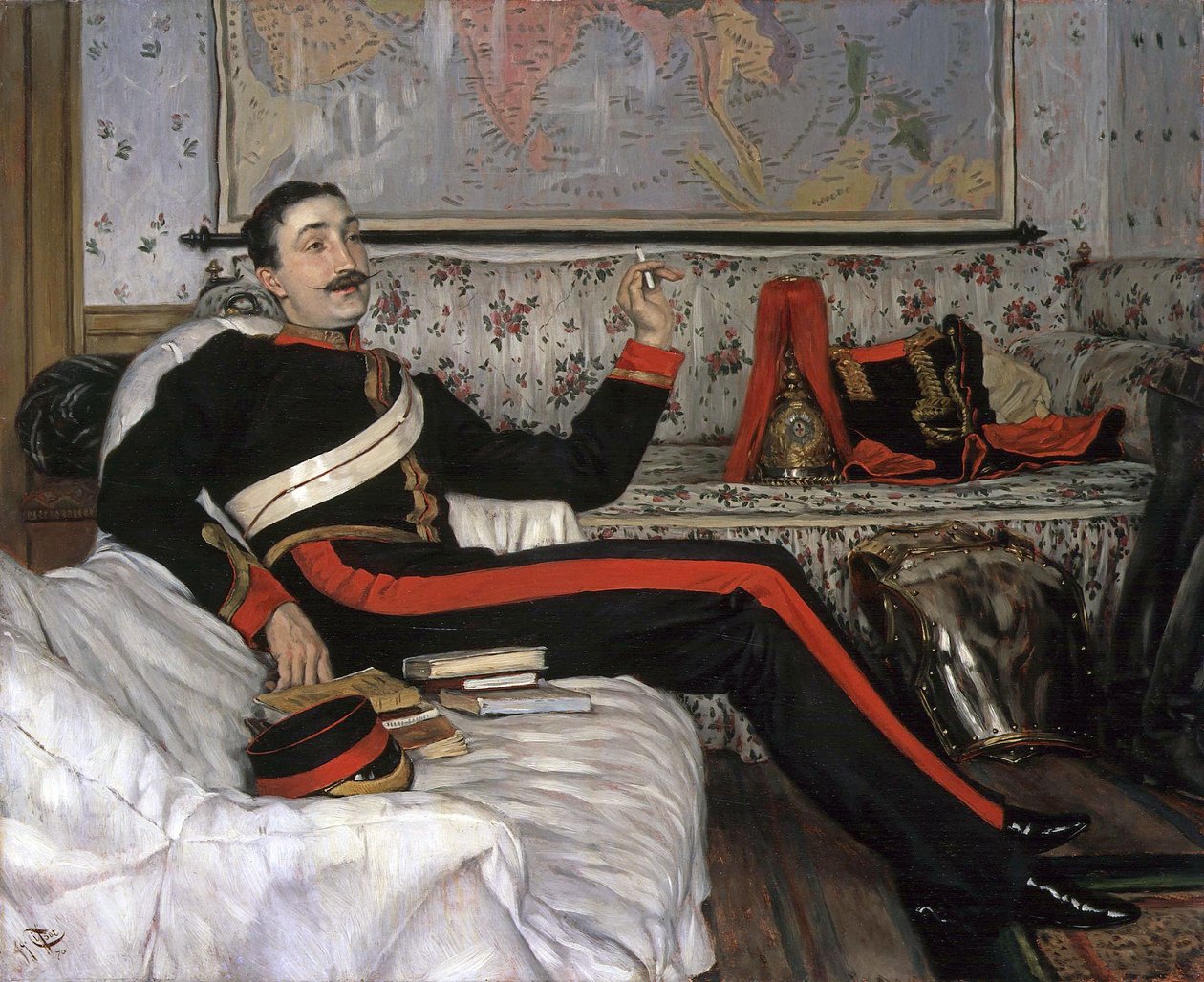 Kapitein Frederick Gustavus Burnaby door James Tissot