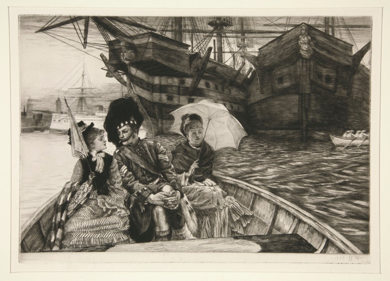 Tussen de twee wankelt mijn hart door James Tissot