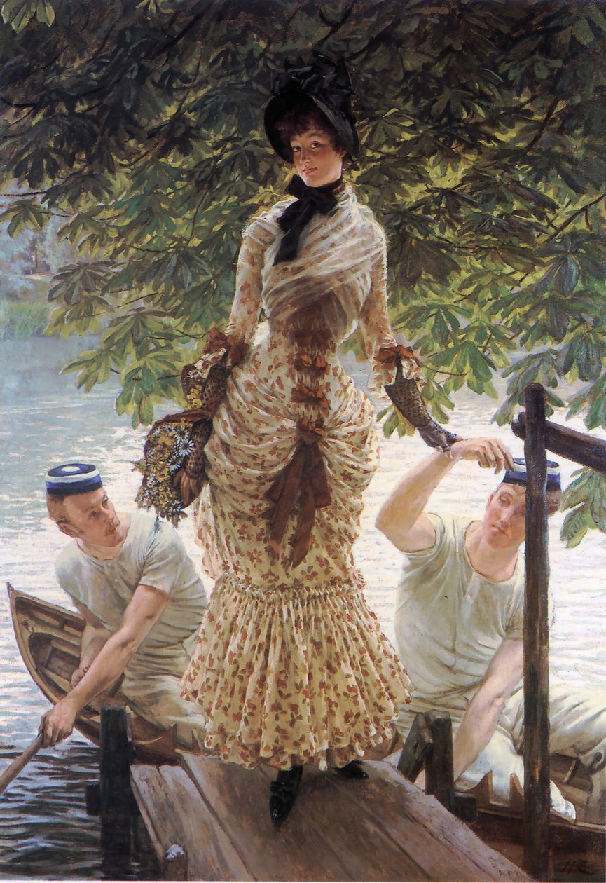 Op de Theems door James Tissot