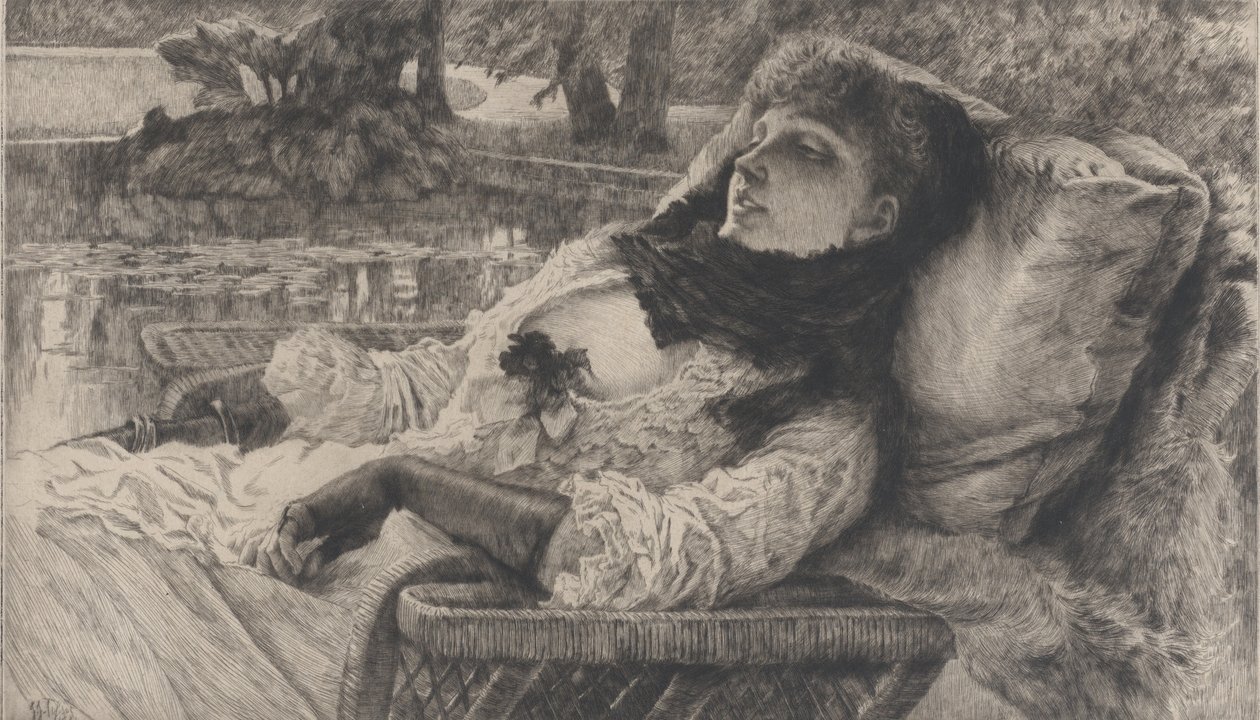 Zomeravond, 1881 door James Tissot