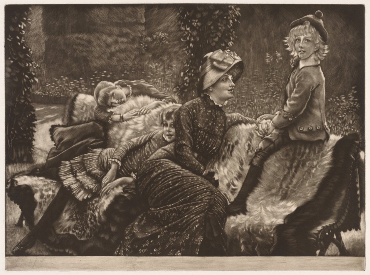 De Tuinbank door James Tissot