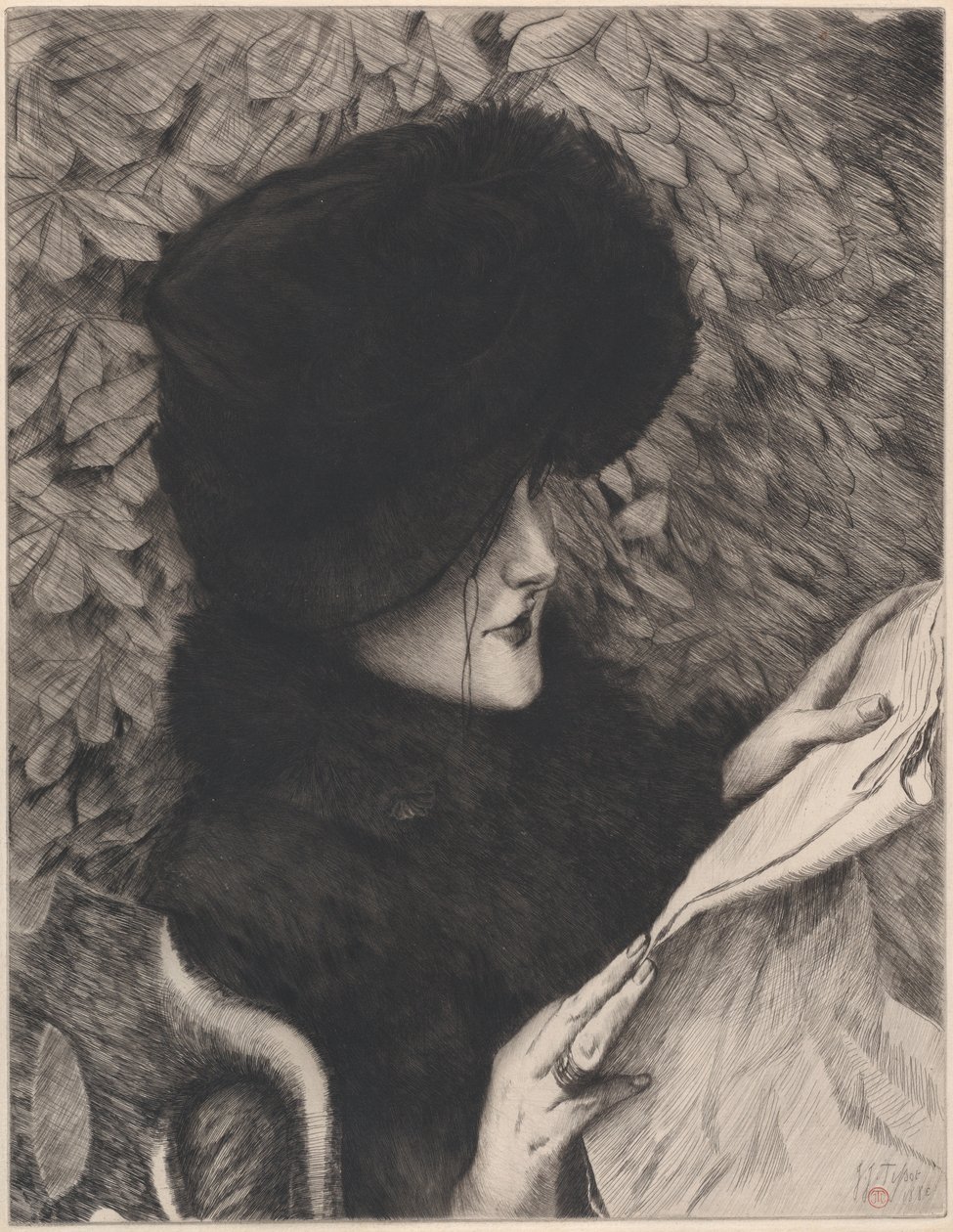 De Krant door James Tissot