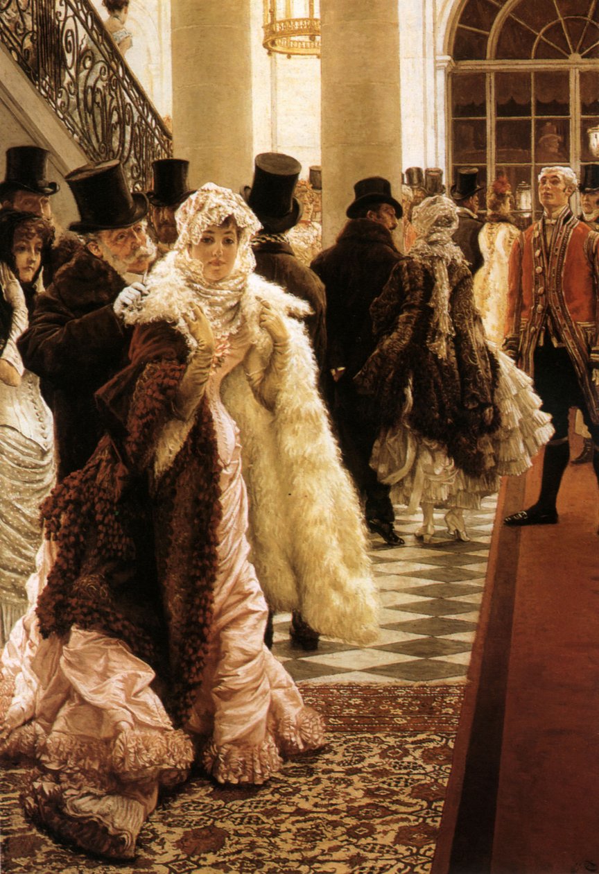 De vrouw van de mode door James Tissot
