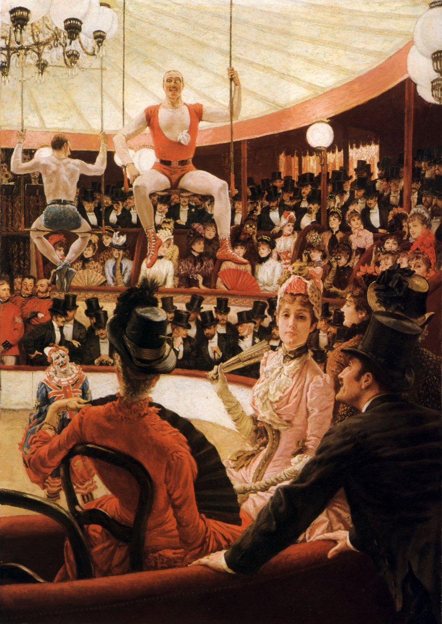 Vrouwen van Parijs: De Circus Minnares door James Tissot