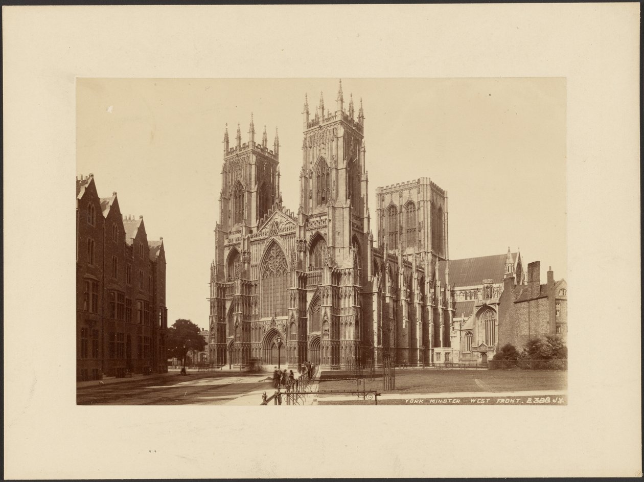 York Minster, westelijke voorkant door James Valentine