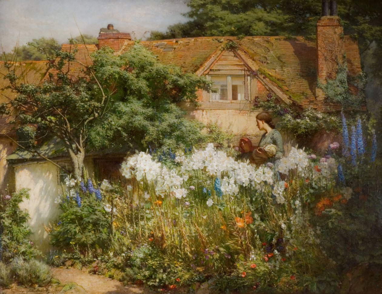 De lelietuin, 1914 door James Valentine Jelley