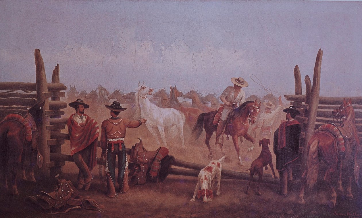 Tejano Ranchers door James Walker