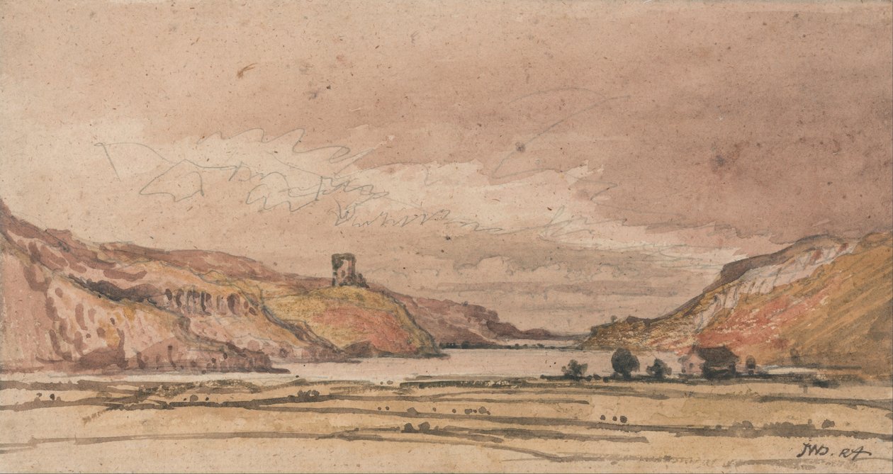Kasteel Dolbadarn door James Ward
