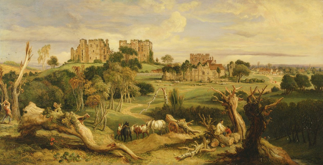 Kasteel Kenilworth, Warwickshire door James Ward