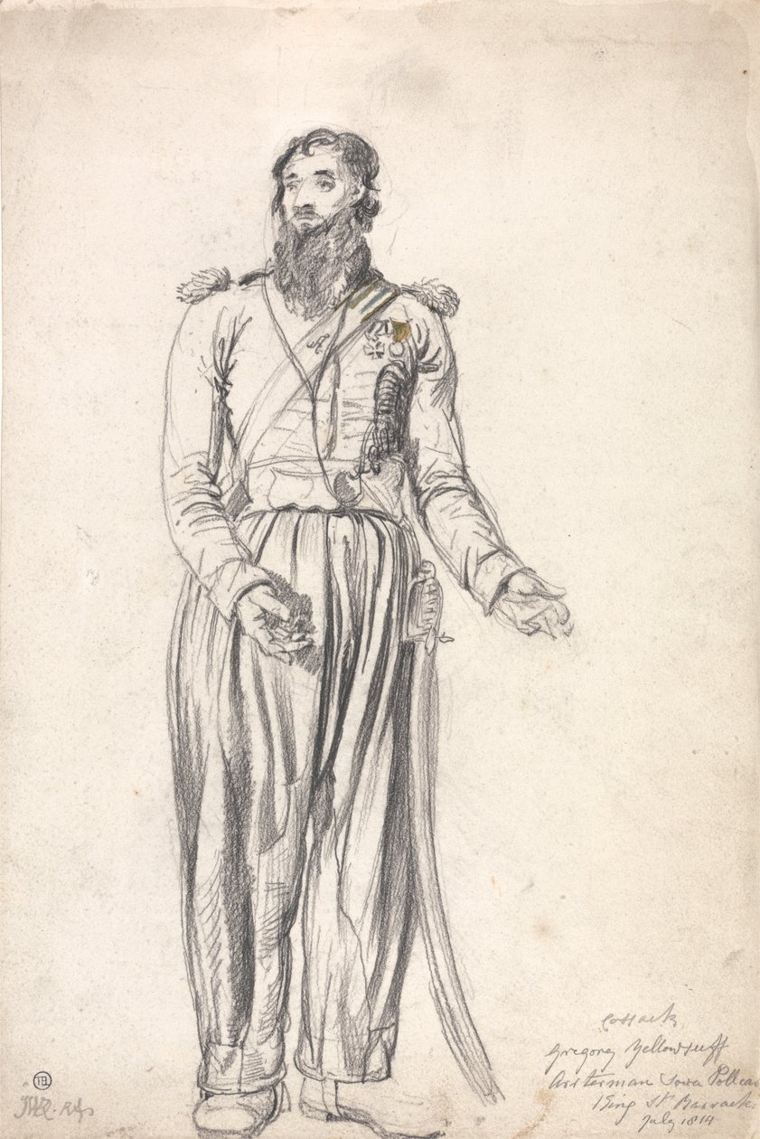 De Kozak, Gregory Yelloserf, juli 1814 door James Ward
