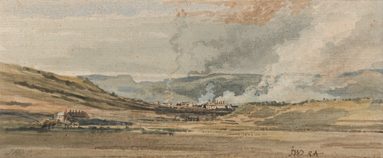 Uitzicht in de buurt van Swansea, Zuid-Wales door James Ward