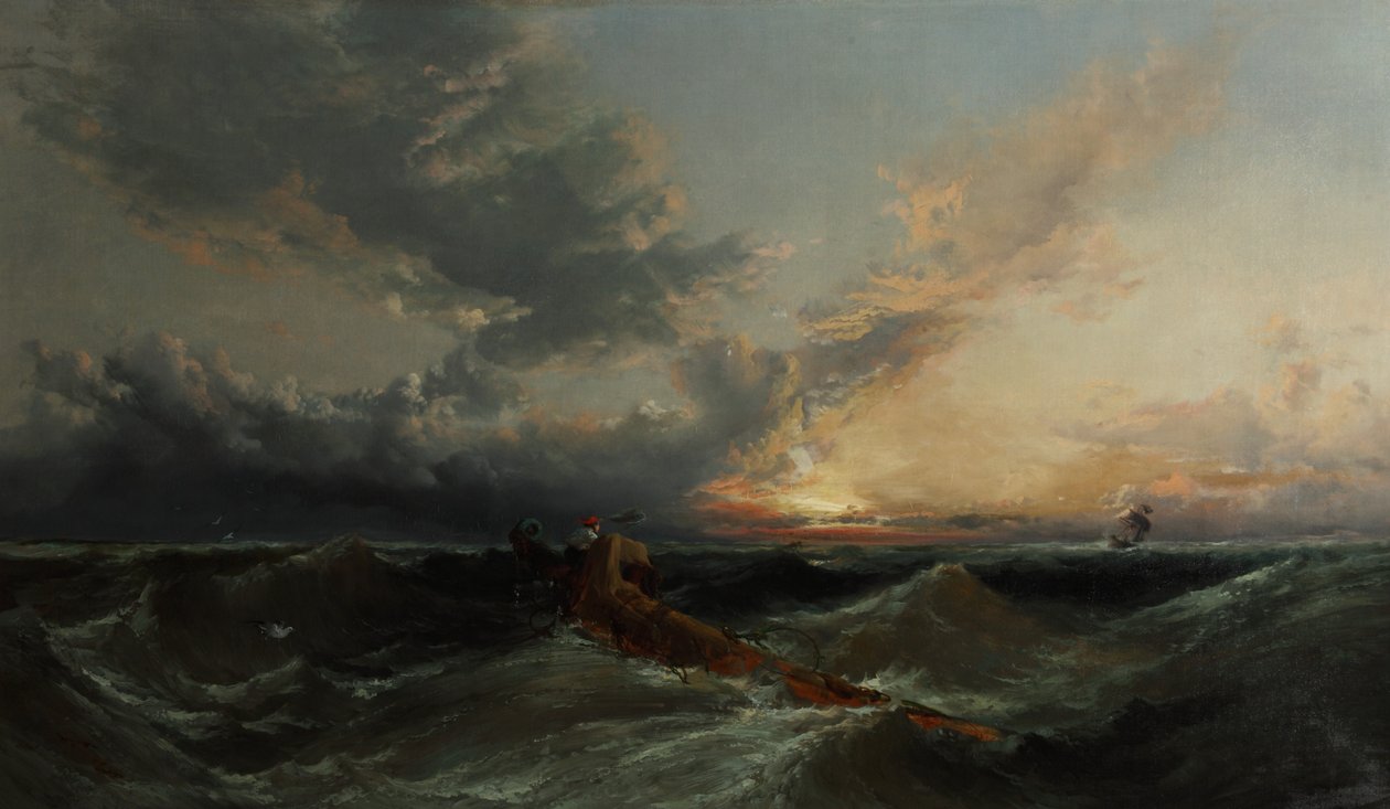 Het signaal, ca. 1860 door James Webb