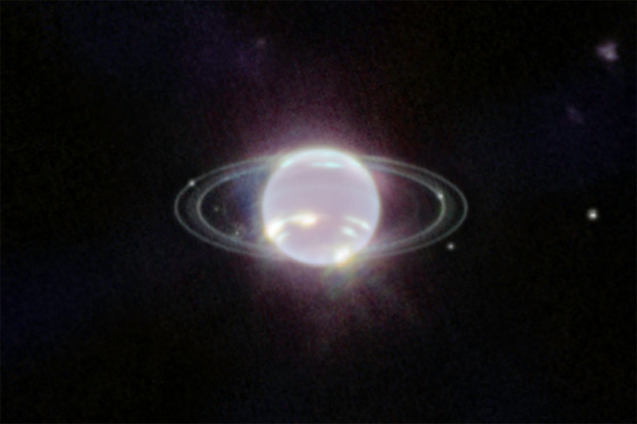 Neptunus Close Up door James Webb Space Telescope (NASA)