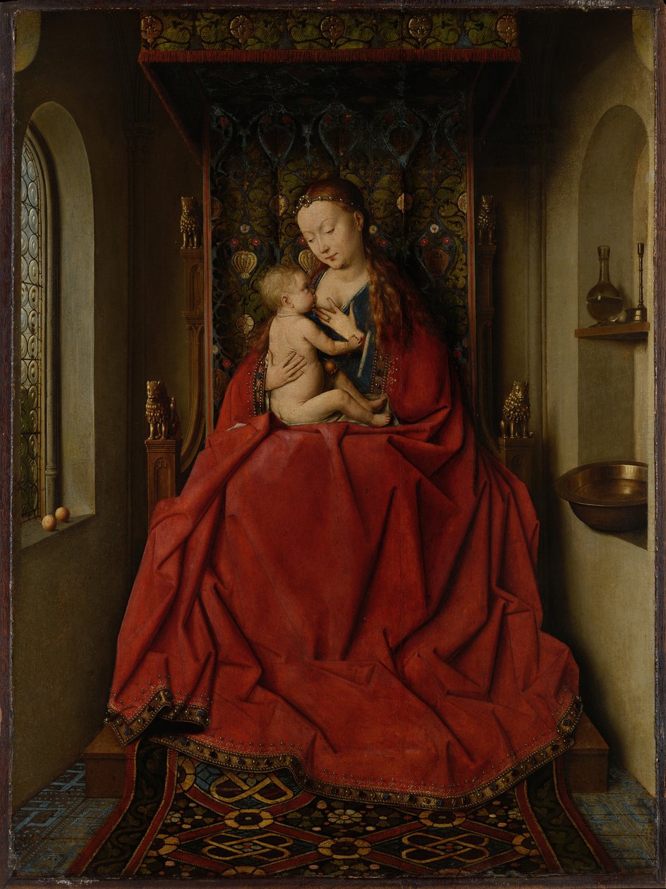 Lucca Madonna door Jan van Eyck