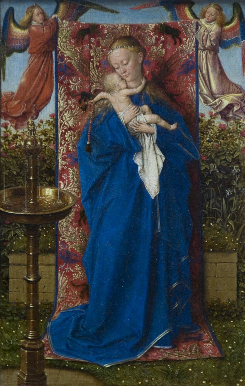 Madonna bij de Fontein door Jan van Eyck