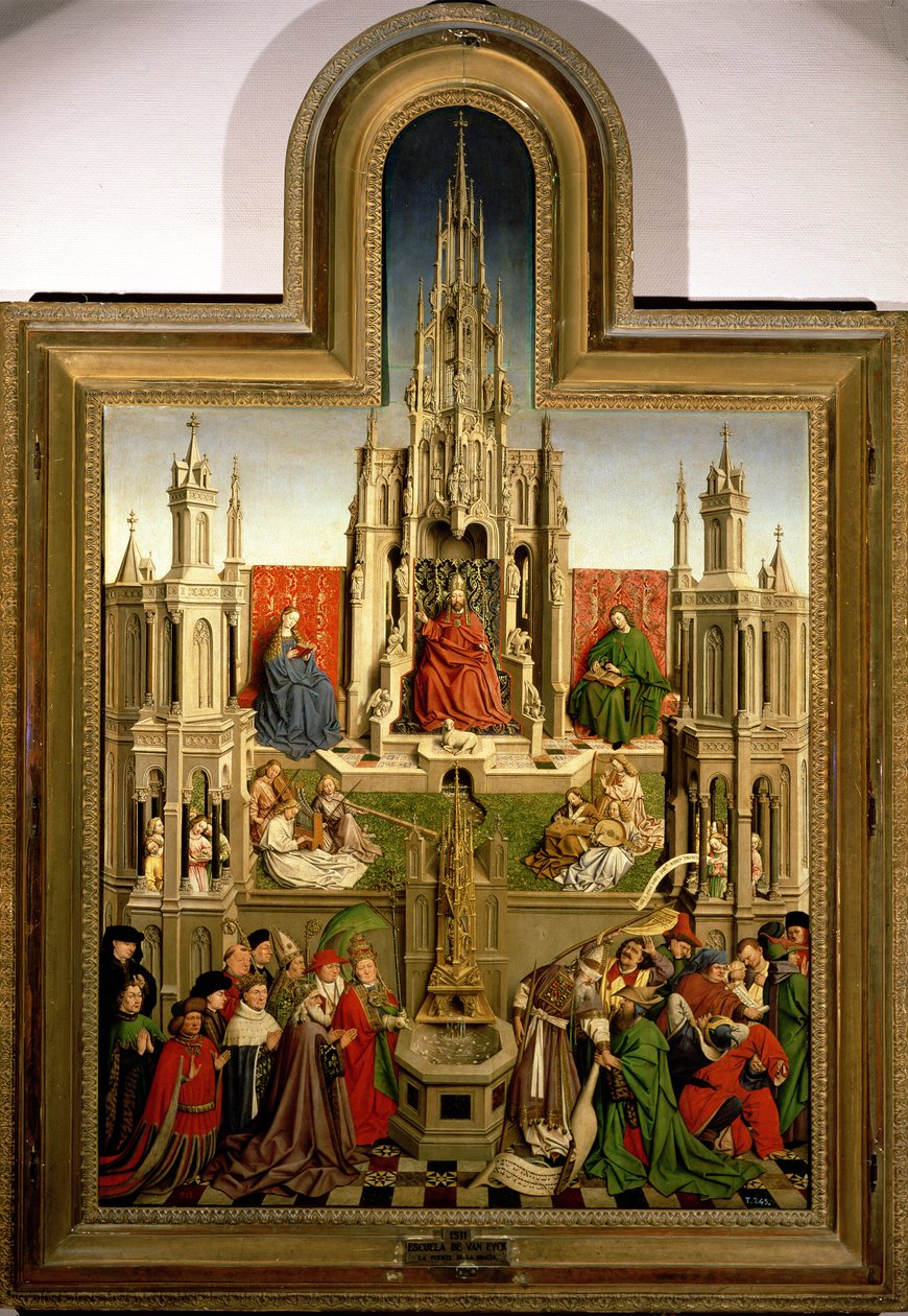 De Fontein van het Leven door Jan van Eyck