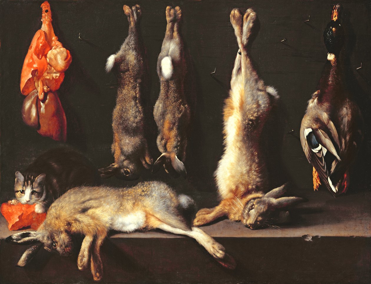 Stilleven, wild door Jan Baptist Weenix