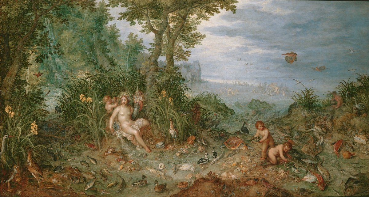 Water door Jan the Elder Brueghel