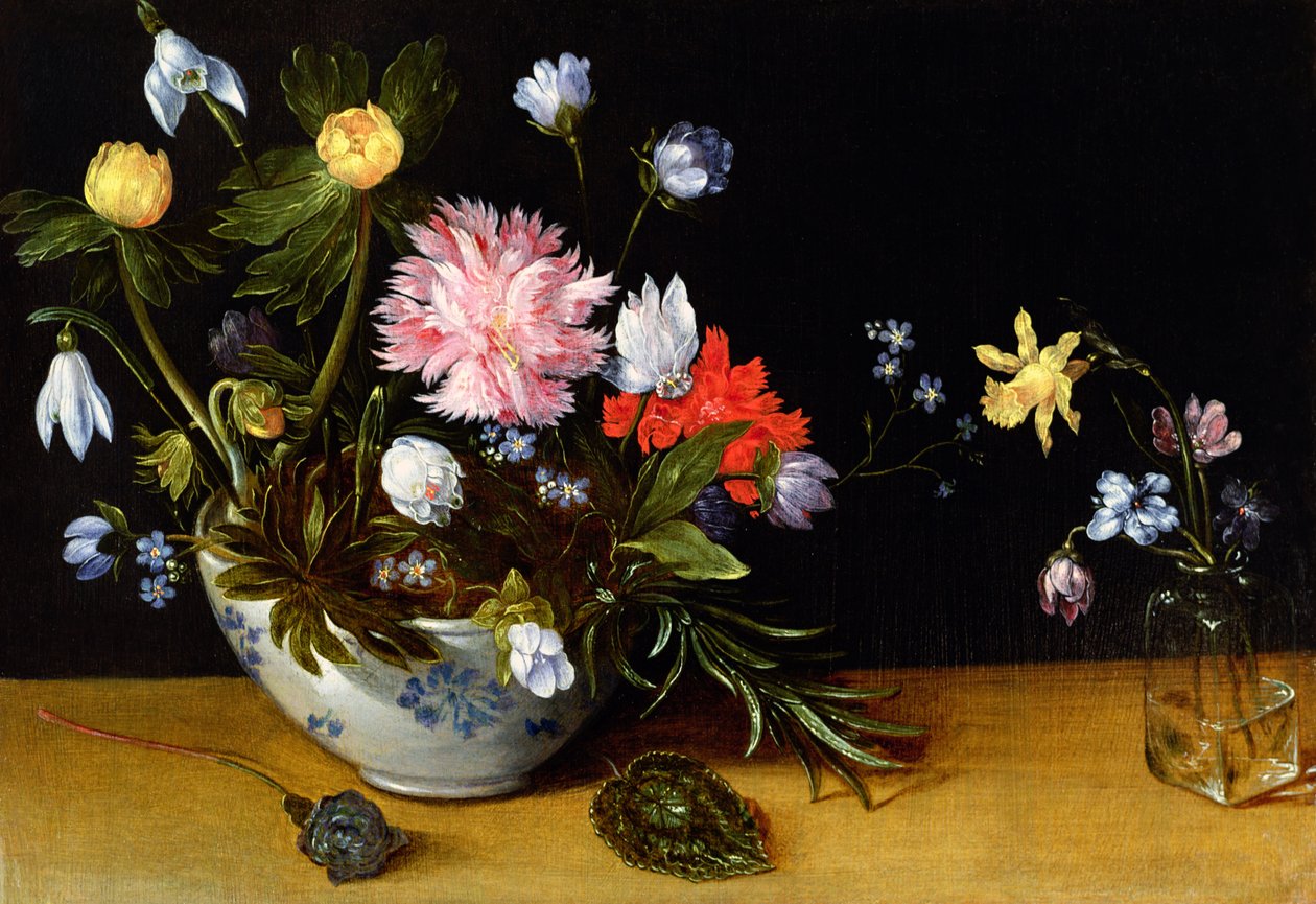 Stilleven van bloemen door Jan the Elder Brueghel