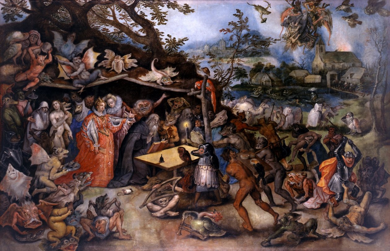 Verleidingen van Sint Antonius Abt door Jan the Elder Brueghel