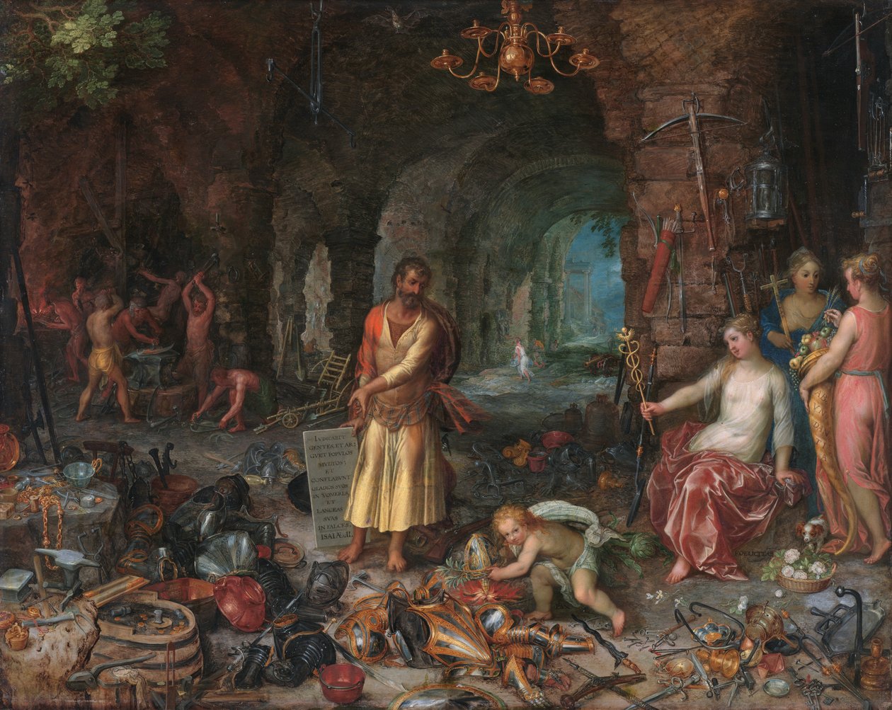 Profetie van de Profeet Jesaja door Jan the Elder Brueghel