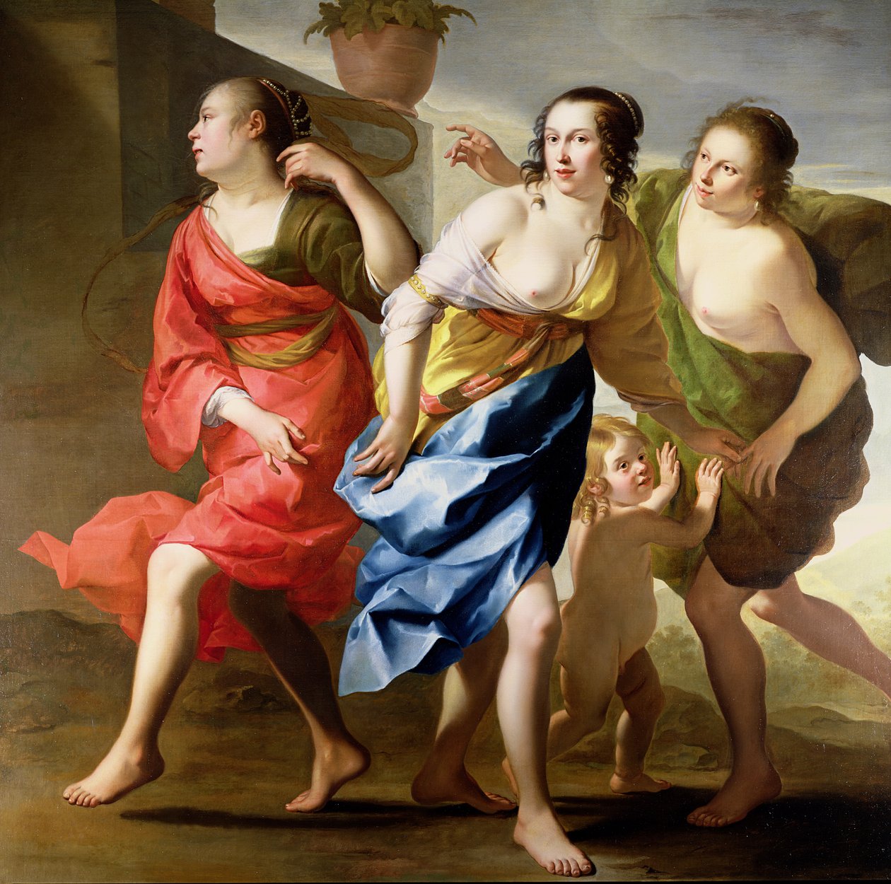 De Drie Gratiën door Gerrit van Honthorst