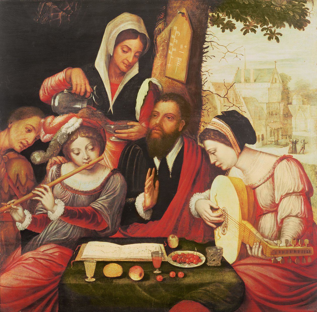 Muzikanten door Jan Gossaert