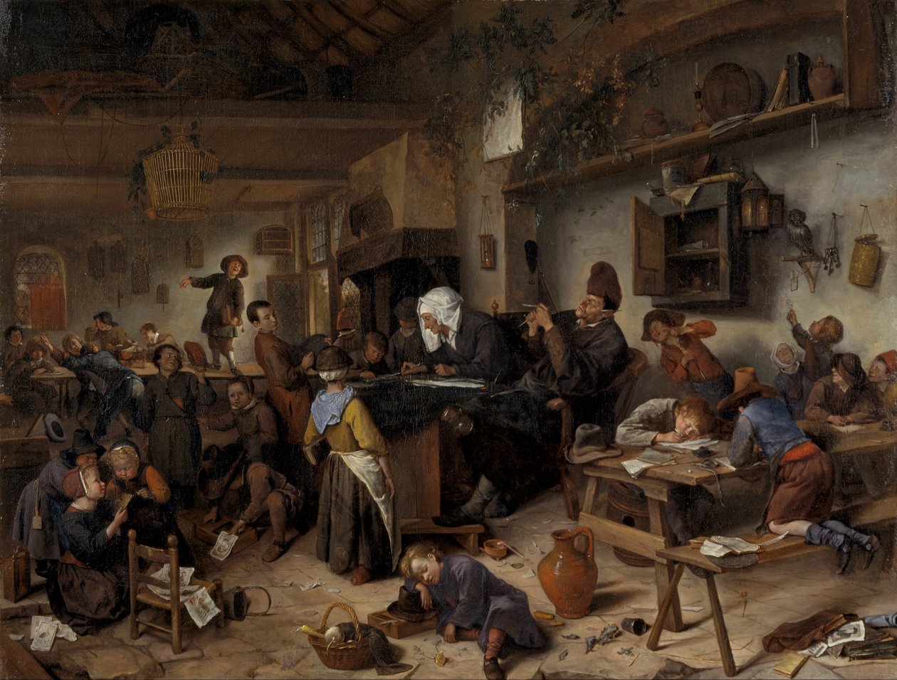 Een School voor Jongens en Meisjes door Jan Havickszoon Steen