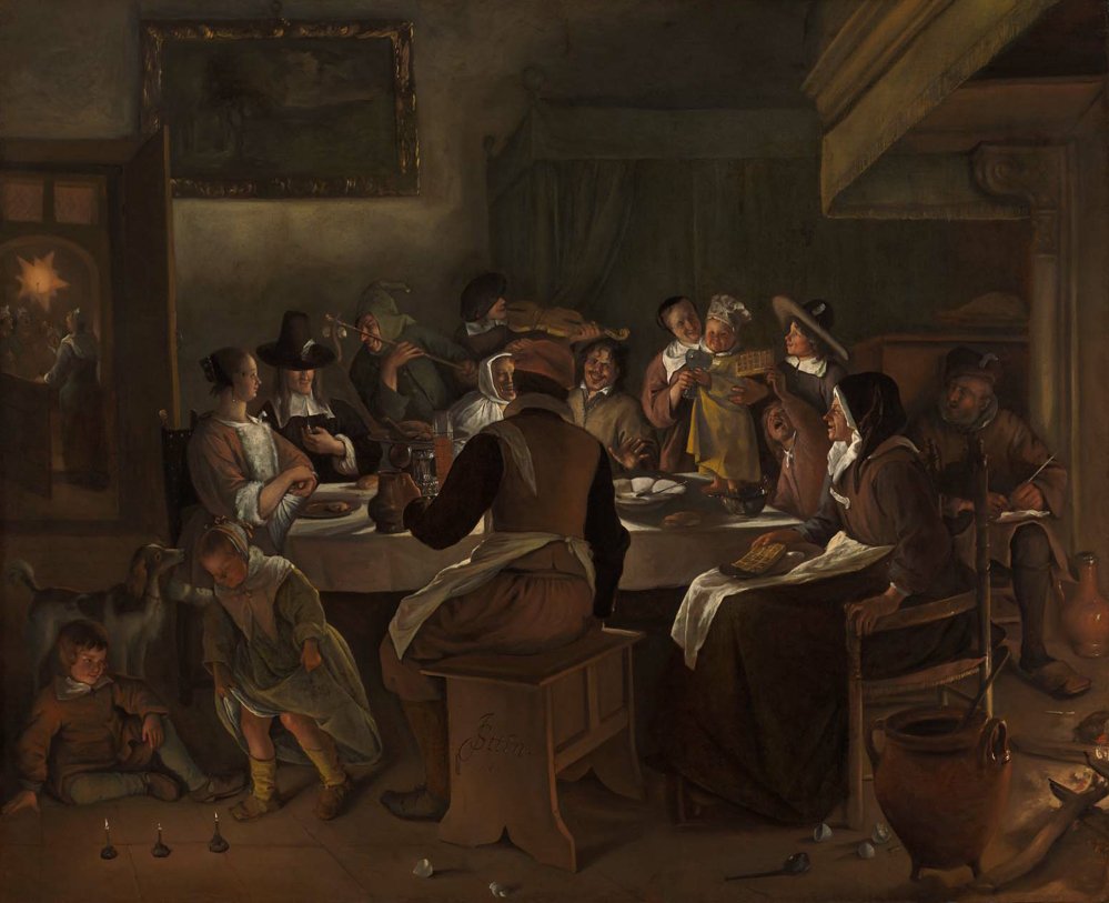 Jan Steen door Jan Havickszoon Steen