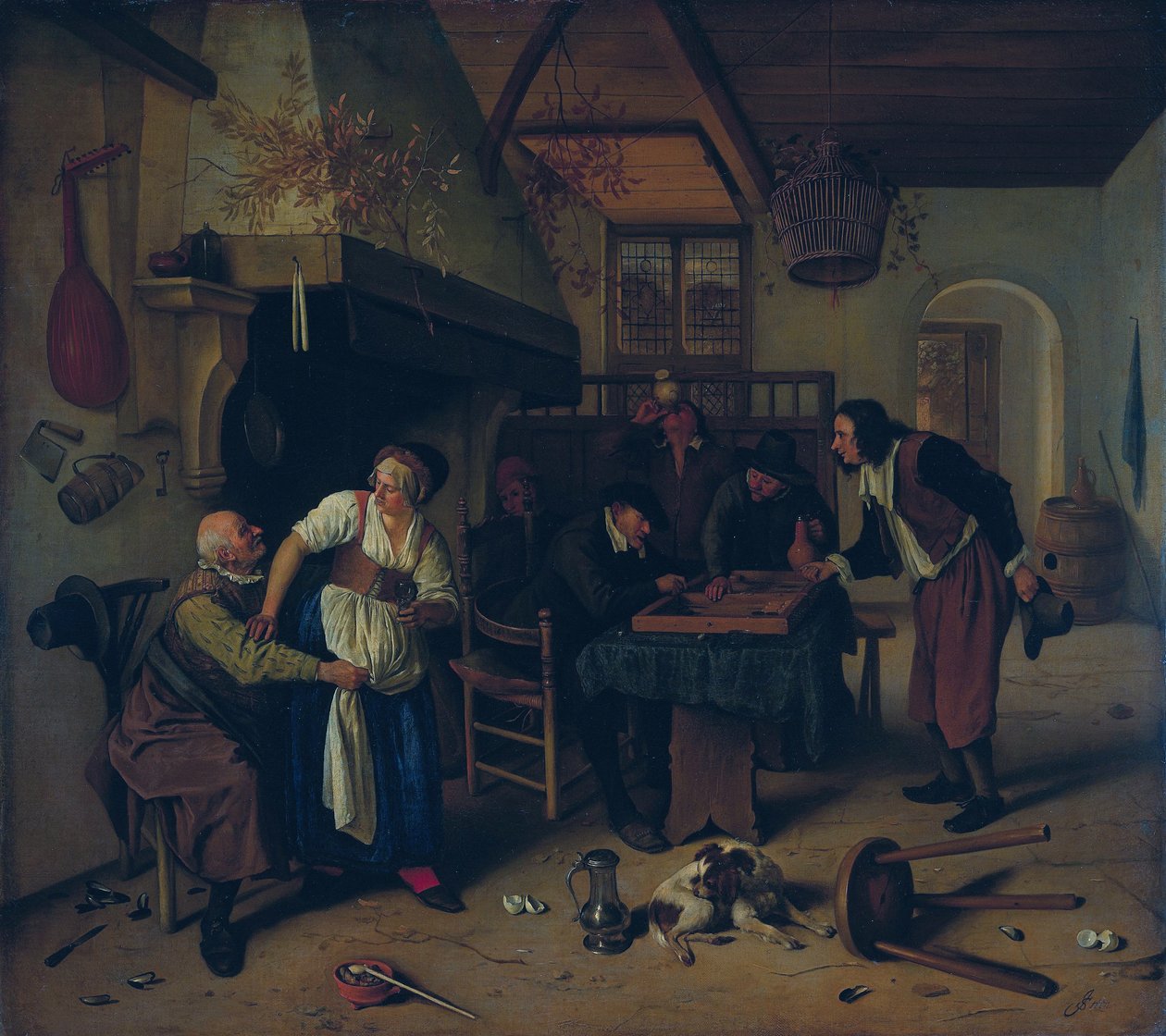 Het dubbele spel door Jan Havickszoon Steen