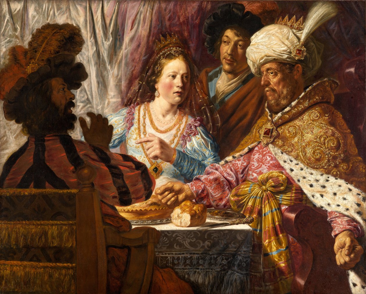 Het feest van Esther door Jan Lievens