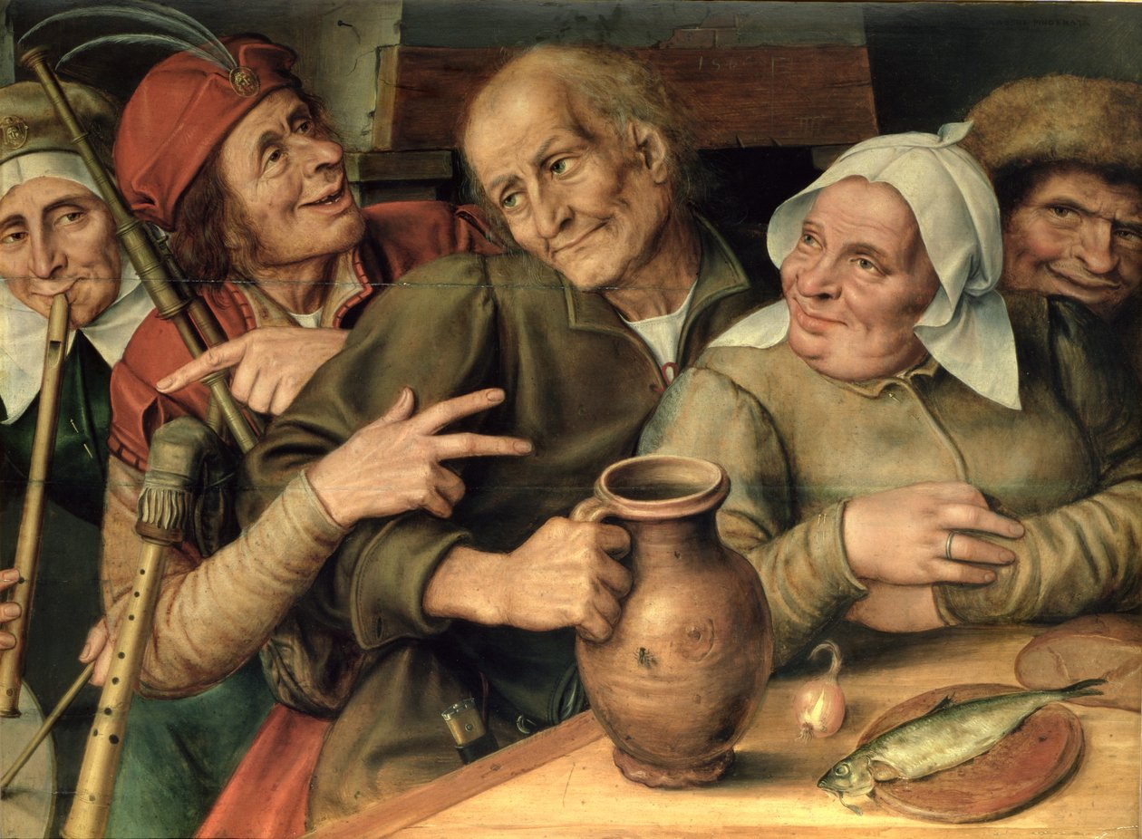 Vrolijk Gezelschap, 1564 door Jan Massys or Metsys