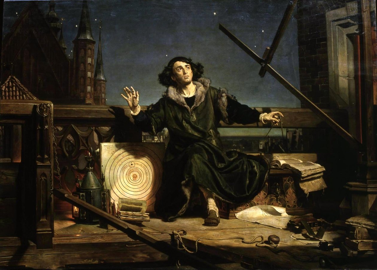 Astronoom Kopernik, of gesprek met God door Jan Alojzy Matejko