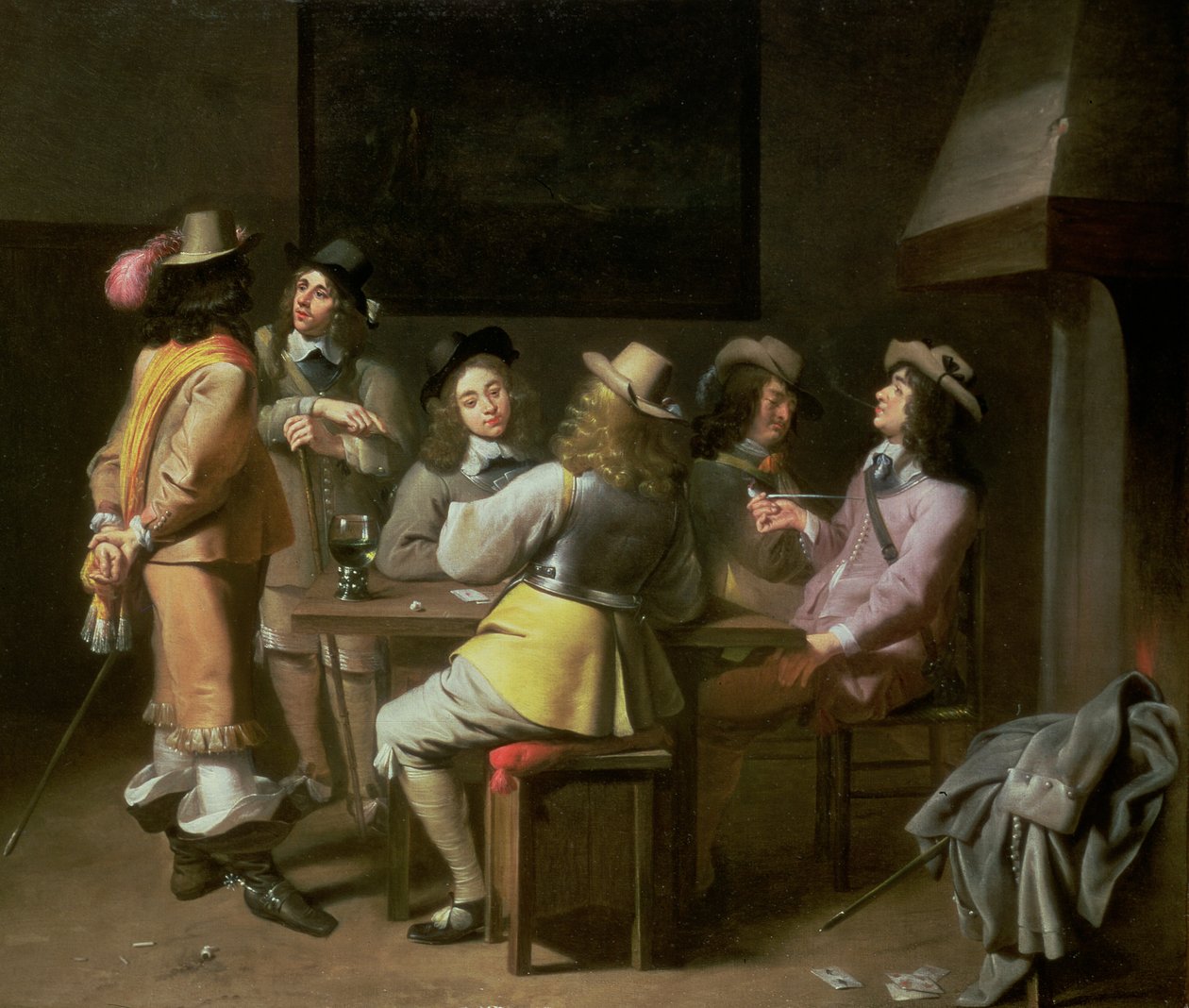 Een wachtkamerinterieur door Jan Olis