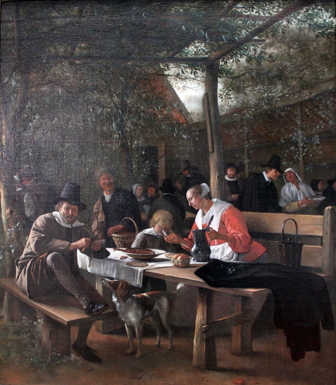 De pubtuin door Jan Havickszoon Steen