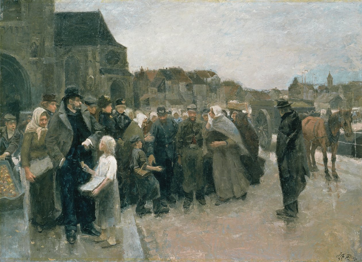 De Arrestatie, 1885 door Jan Toorop