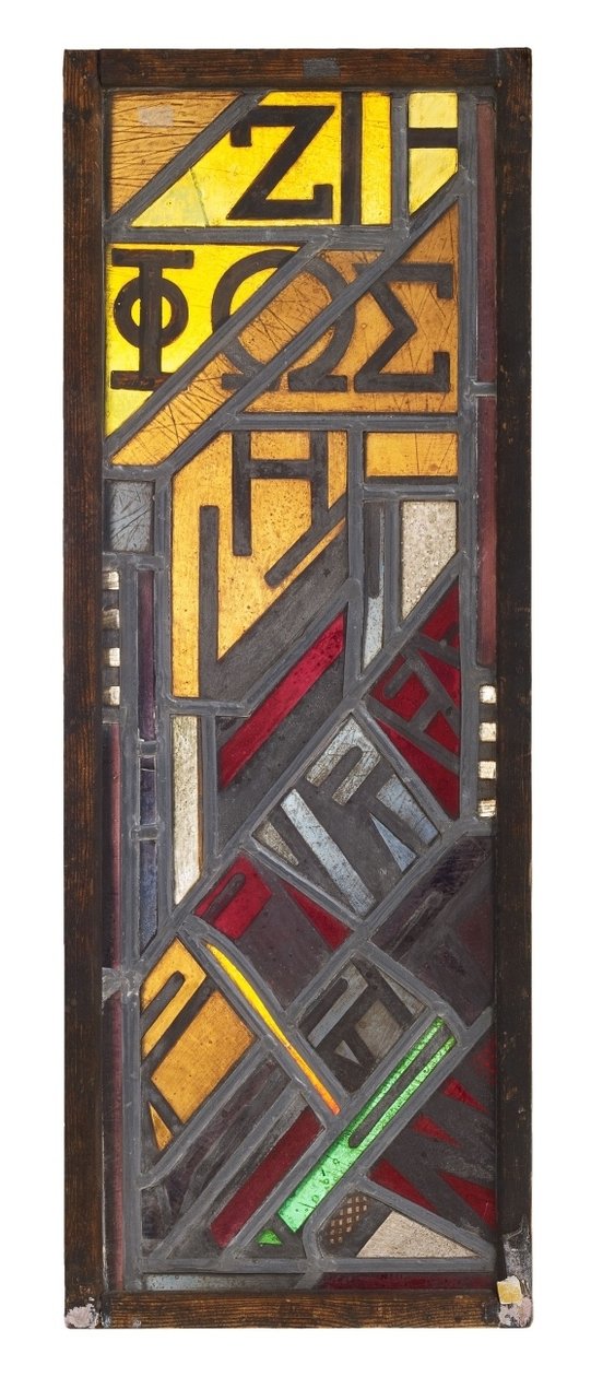 Zonder titel abstracte compositie door Johan Thorn Prikker