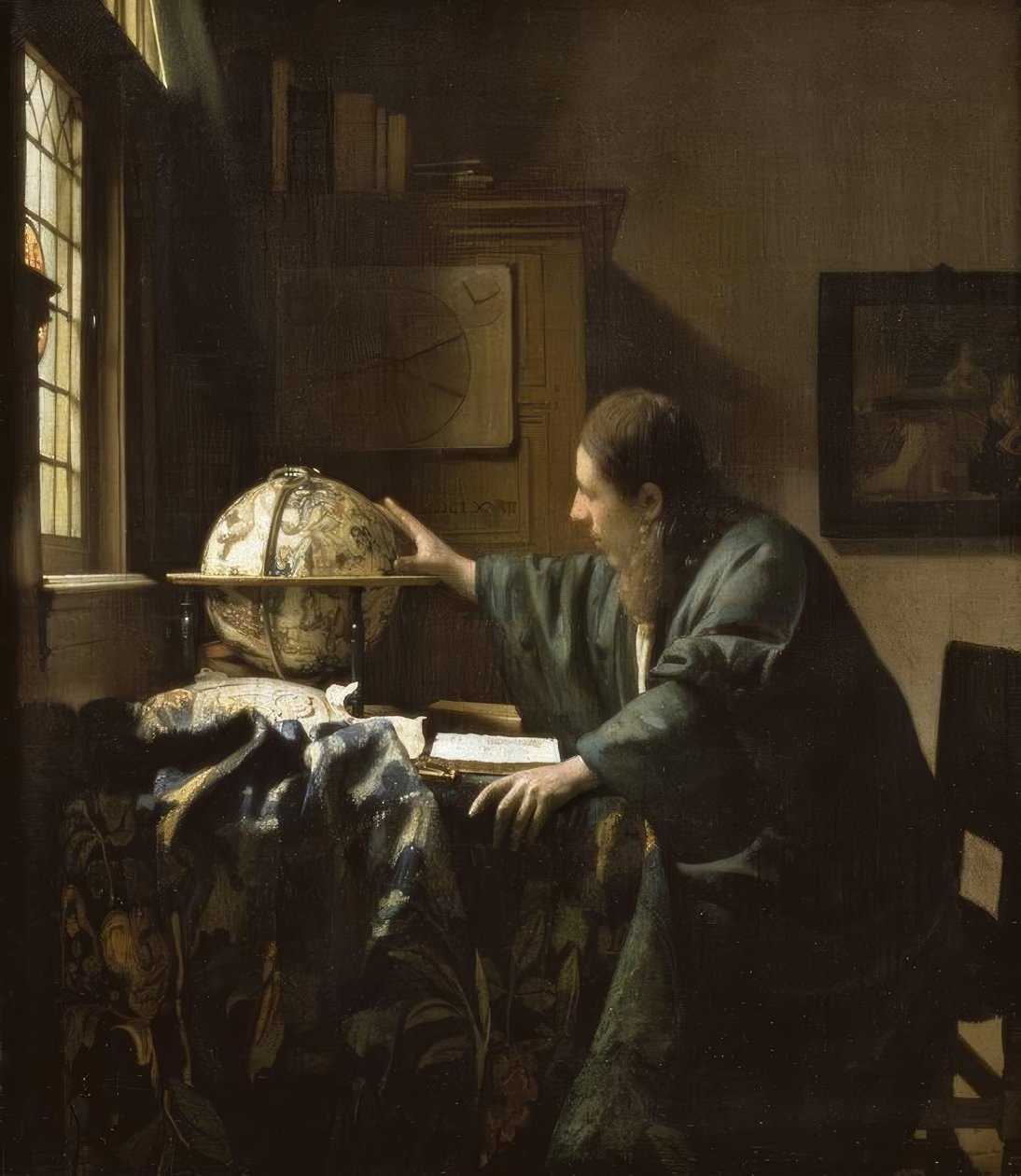 De astronoom door Jan Vermeer van Delft